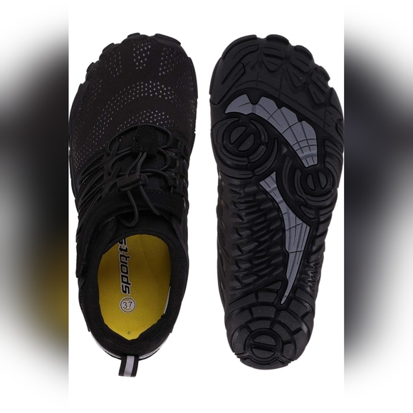 Joomra Minimalist Black Trail Running Shoe Size 42 (10.5 - 11) - Picture 2 of 8